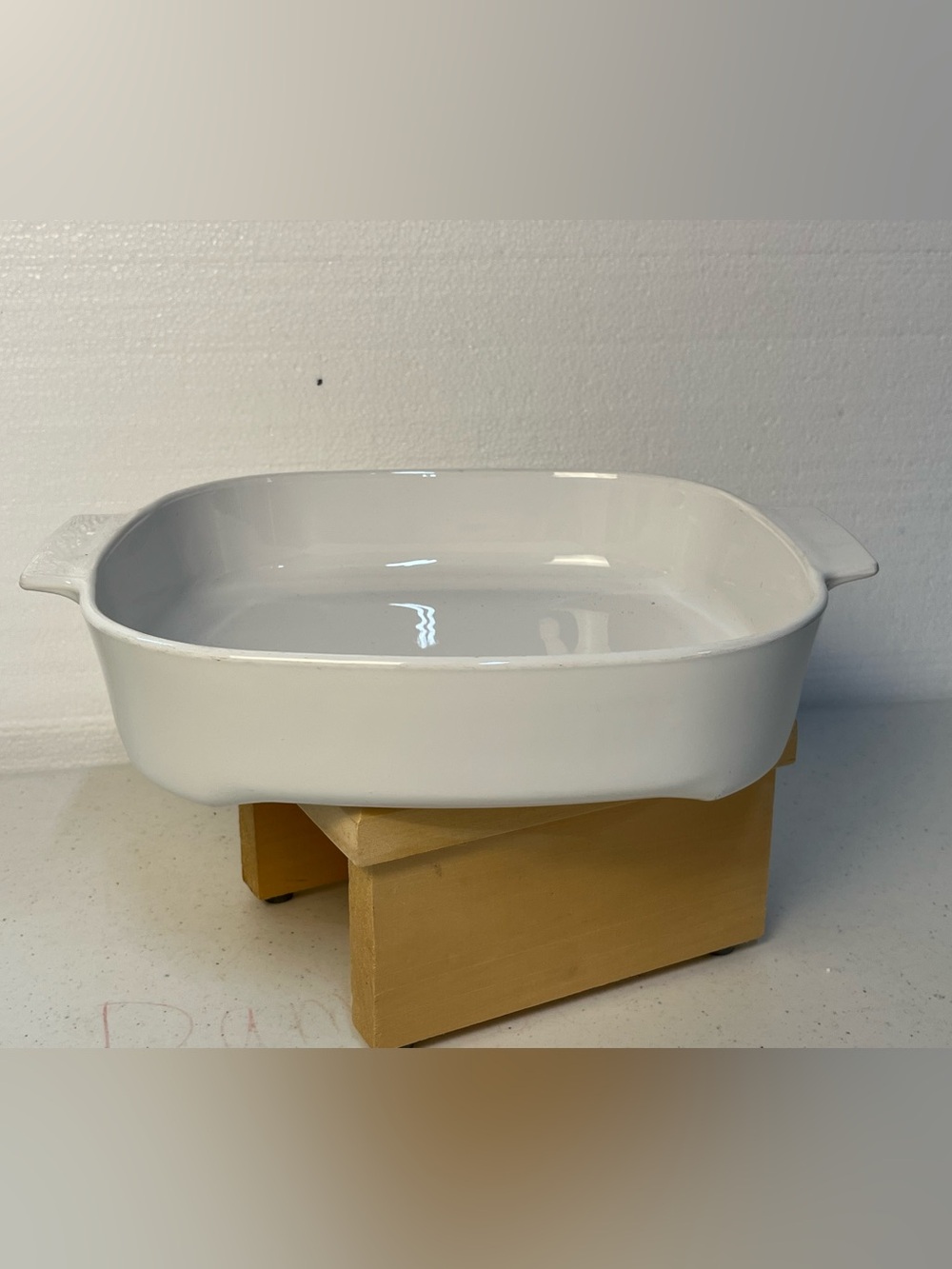 Corningware White Ceramic Microwave Browning Dish